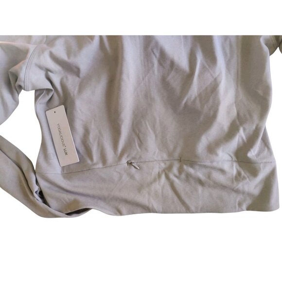 Yogalicious Lux Crosstrain Everyday Full Zip Heather Gray Jacket XL NWT - Picture 6 of 8